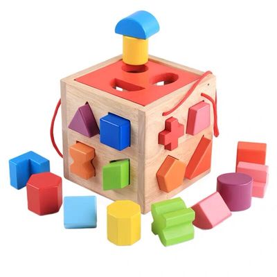 婴幼拼装积木配对3周4岁儿童益智