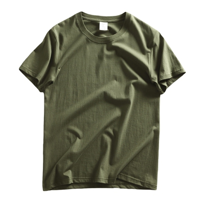 牛气冲天水洗有大码纯色短袖t恤