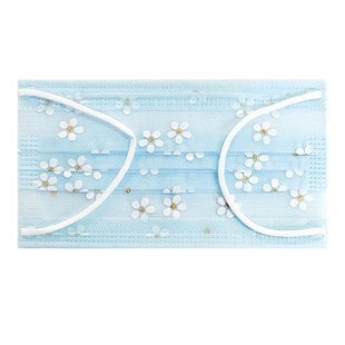 樱花网纱口罩蝴蝶女高颜值薄款防晒尘透气蕾丝一次性2025新款口罩