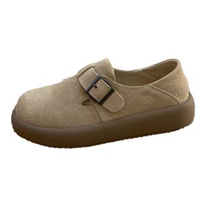 复古一脚蹬勃肯鞋女2025春秋新款透气平底防滑舒适时尚休闲小单鞋