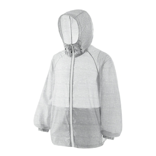 青少年格子防晒服男款夏季薄款2026新款连帽户外防晒衣外套皮肤衣