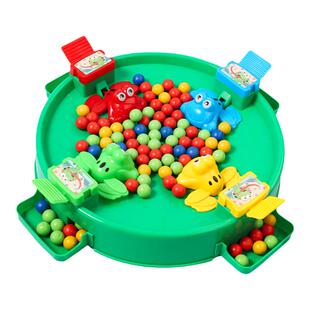 疯狂青蛙吃豆豆3到6岁男孩女孩益智游戏亲子互动思维训练儿童玩具