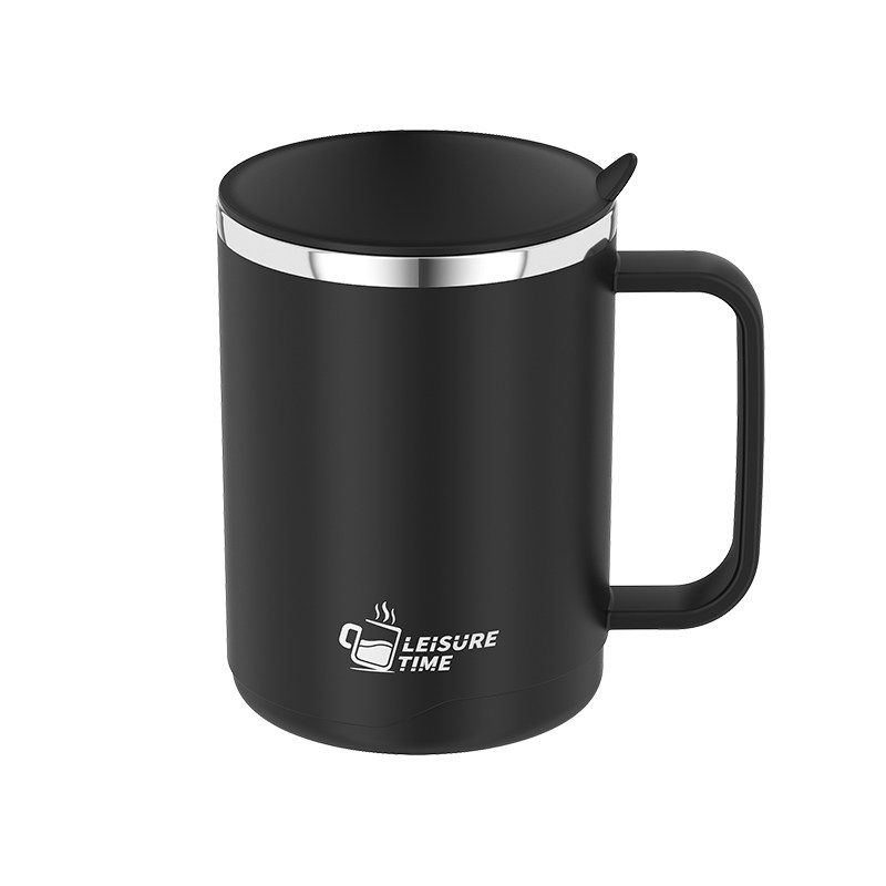 316不锈钢马克杯带盖咖啡杯