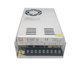 明伟开关电源S-400-12V 33A 24V 36V48V110V交流220V变直流可定制