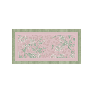 枝意中式诧寂风餐桌隔热垫高级感中国风皮革防水防油台桌面保护垫