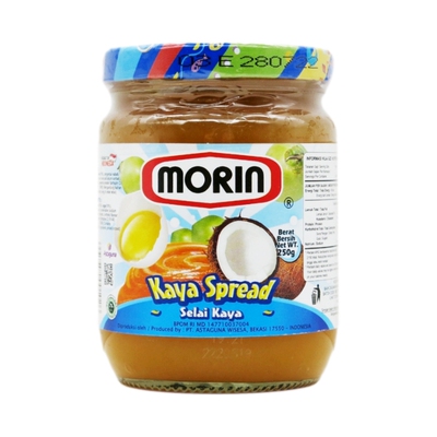 椰子咖吔蛋椰酱吐司果酱250g印尼