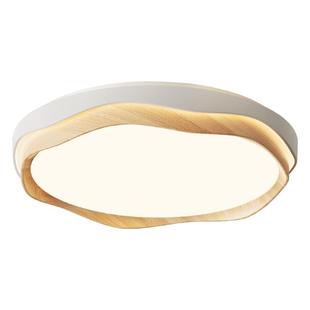 箭牌日式卧室灯吸顶灯2025年新款原木风简约现代主卧书房护眼灯具