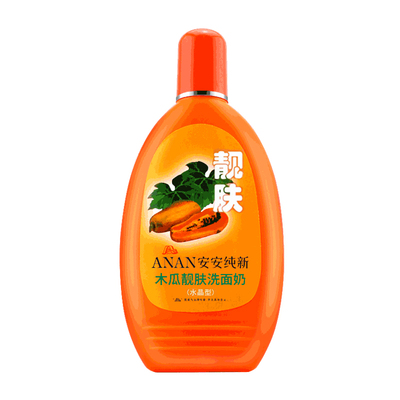安安纯新木瓜靓肤洗面奶
