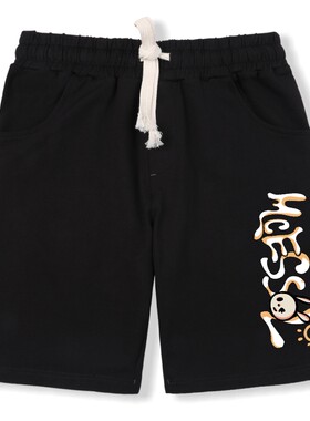 宽松夏季印花男女同款短裤