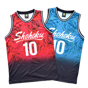 SD篮球服套装湘北队服男女街球灌篮天才樱木篮球衣情人节礼物定制