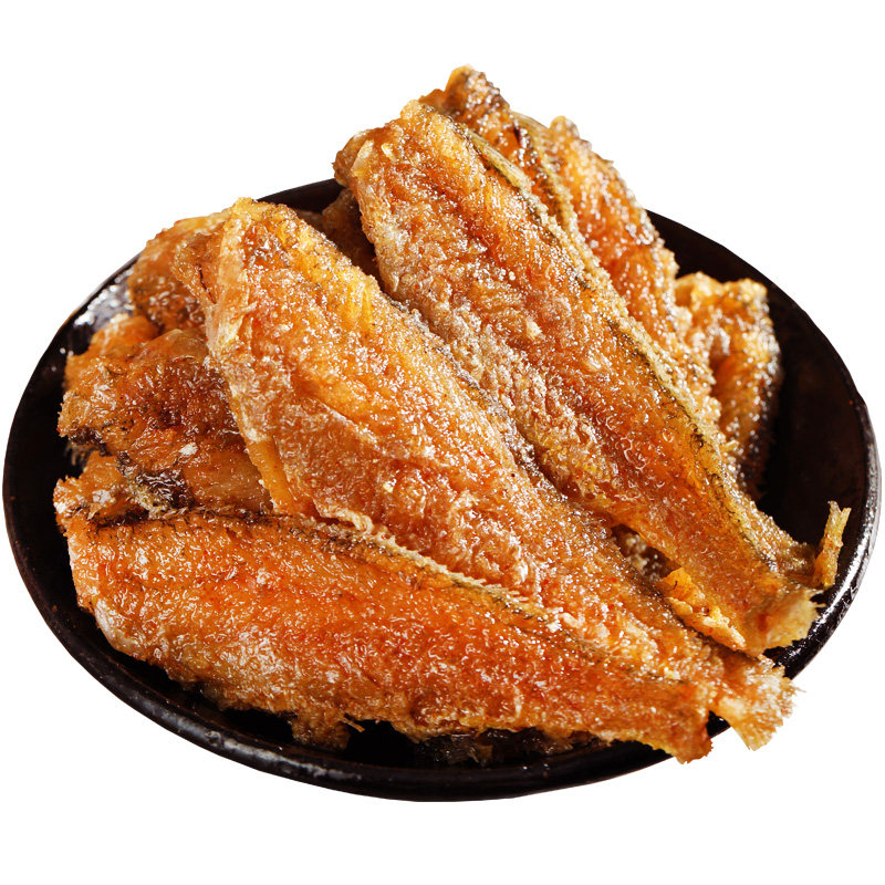 铭元香酥小黄鱼500g鱼干黄花鱼小鱼仔舟山特产即食海鲜零食小吃