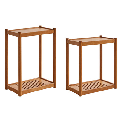 实木可移动沙发边桌侧柜小茶几窄边几小桌子客厅茶水柜角几置物架