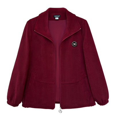 妈妈春秋外套女双层加里加大码