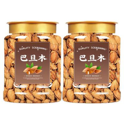 巴旦木坚果官方旗舰店原味2024新货巴达木巴坦木扁桃杏仁干果年货