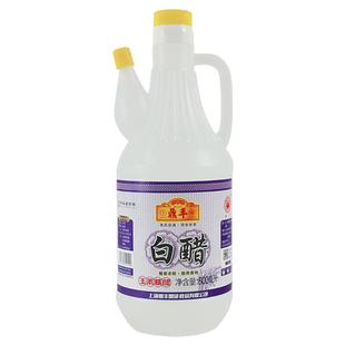 上海鼎丰白醋800mlx6瓶 白醋家用醋泡脚洗脸除污去垢凉拌食用醋