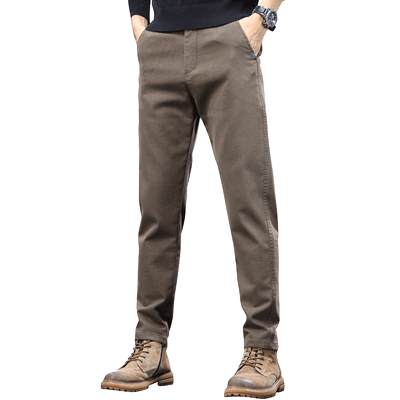 秋季潮流男商务裤子罗蒙直筒