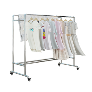 镀锌钢管晒衣架晾衣架落地双杆式阳台室外防风防锈晒被架子晾衣杆