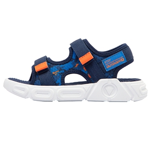 特步儿童儿童凉鞋2025夏季新款软底男童运动凉鞋中大童鞋子沙滩鞋
