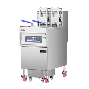 全自动升降电炸炉商用肯德基华莱士油炸鸡薯条汉堡店带滤油电炸锅