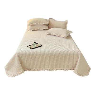 加厚牛奶绒床盖/抗静电/不掉毛
