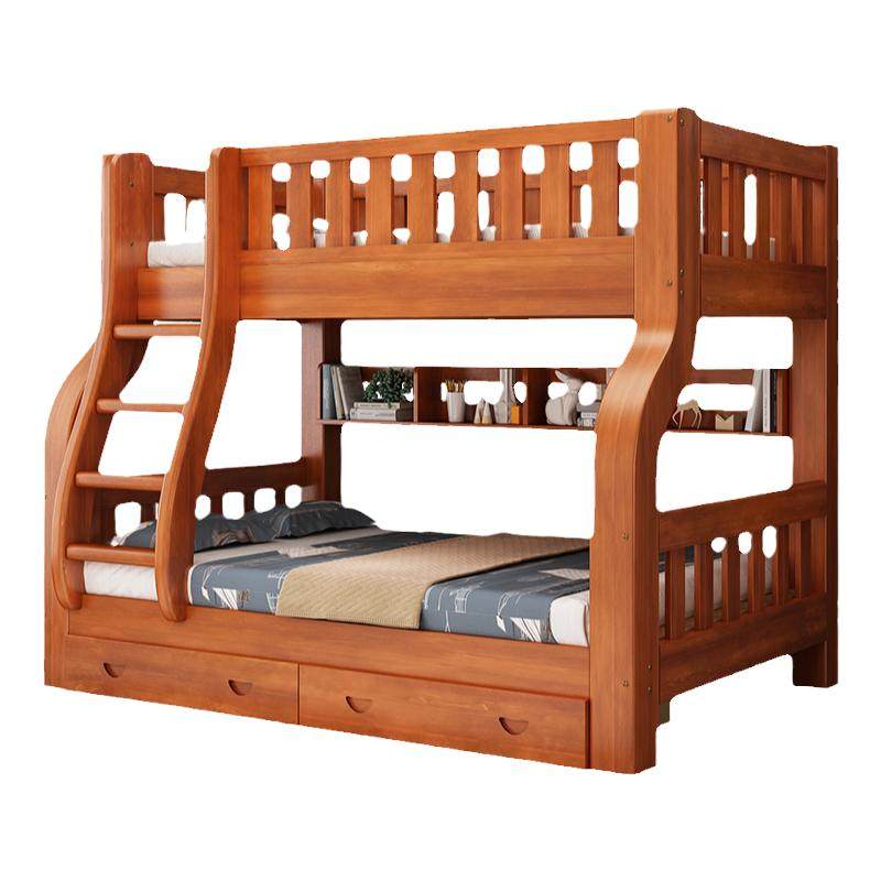 高低床双层床上下床实木床上下铺多功能组合儿童床两层子母床木床