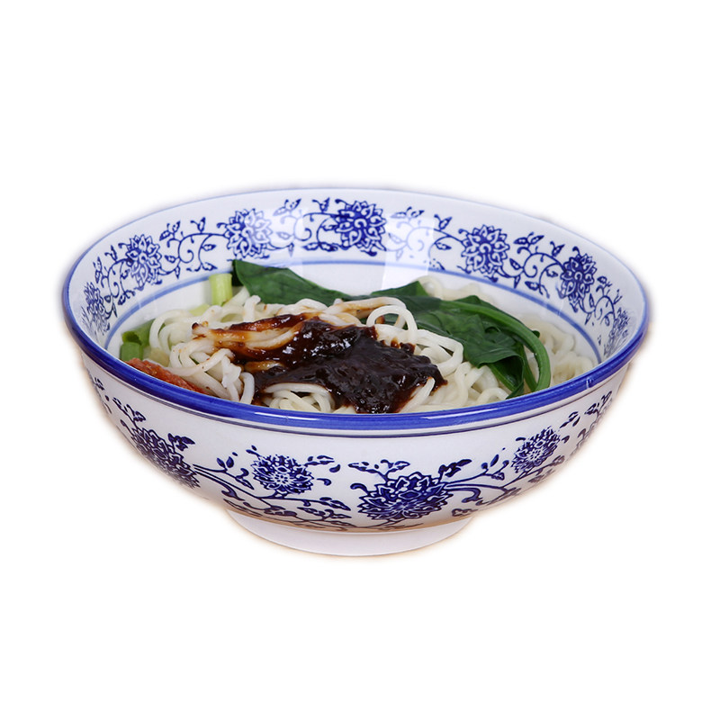 青花瓷碗陶瓷餐具大碗汤碗商用家用中式复古拉面碗牛肉面麻辣烫碗