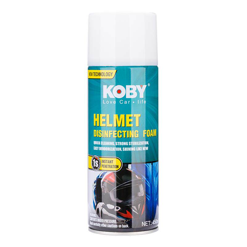 KOBY电动车摩托车头盔清洗剂内衬内胆去异味泡沫免水洗清洁剂除臭