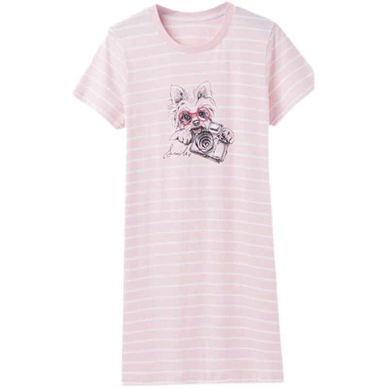三枪新疆棉弹力短袖外穿家居服