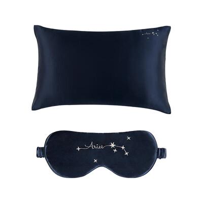 MANITO/曼尼陀 Stellar 睡眠礼盒十二星座桑蚕丝刺绣眼罩枕套