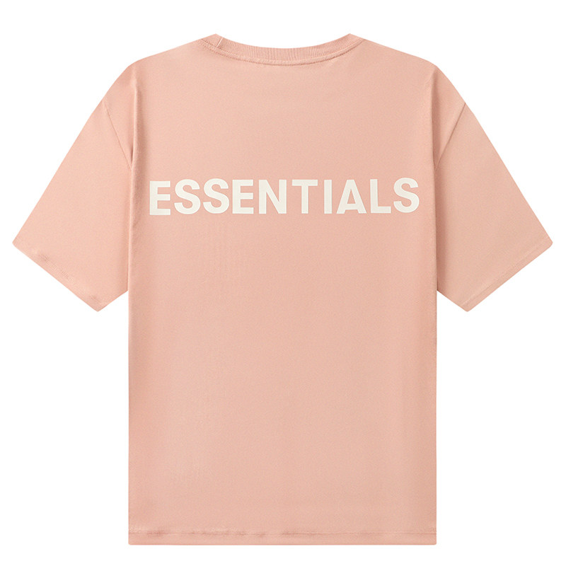 正品FOG FEAR OF GOD复线3M背后字母ESSENTIALS反光短袖T恤男女潮