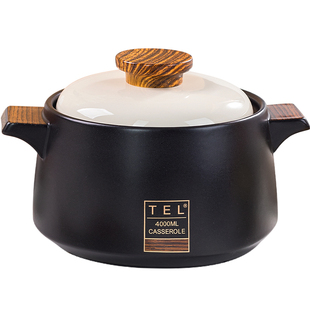 砂锅煲家用砂锅煤气灶专用煲汤炖汤陶瓷沙锅燃气耐高温干烧不裂