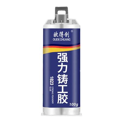 欧得创1823强力铸工胶水管补漏防水高强度耐高温金属太阳能水箱暖气片电焊补漏防水焊接胶水ab金属修补剂大桶