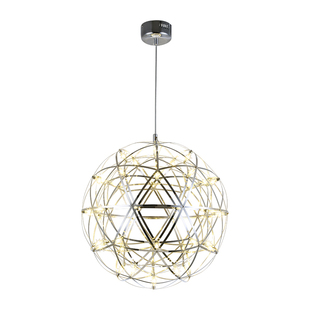 火花球吊灯餐厅服装店铺商用圆球形楼梯别墅挑空客厅满天星创意灯