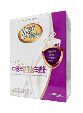 惠民中老年益生菌羊奶粉400克