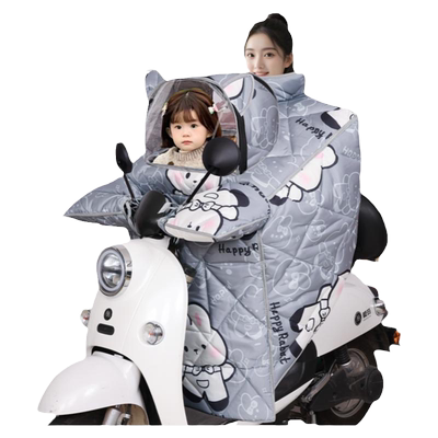 护背款亲子电动车挡风被冬季加大