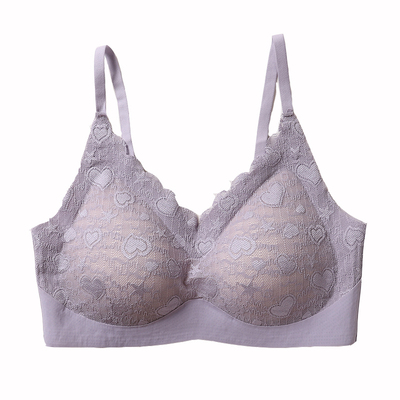 泰国乳胶内衣女无钢圈透气运动