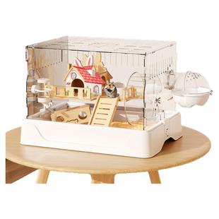 仓鼠笼子金丝熊超大豪华别墅便宜大的专用大房子亚克力透明饲养箱