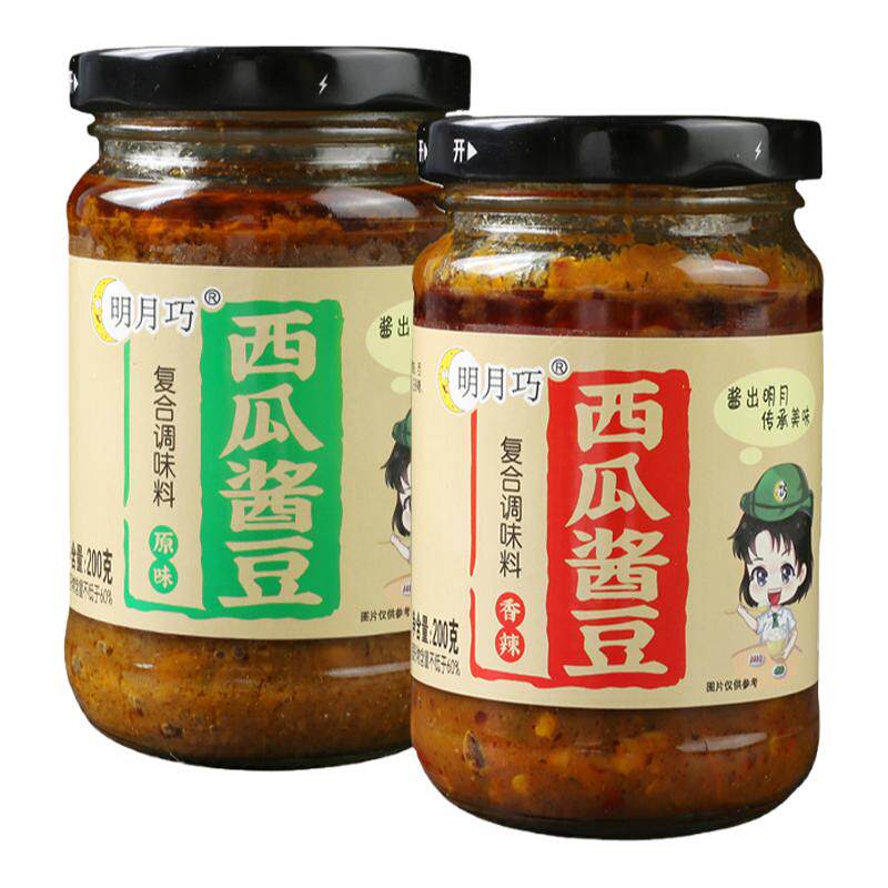 西瓜酱豆子农家拌饭下饭调味酱