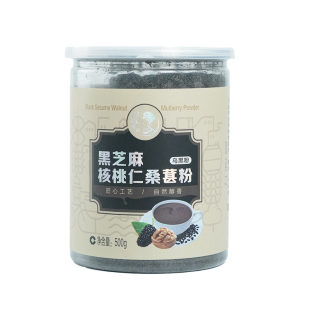 苗家圆圆黑芝麻核桃桑葚粉乌黑粉饱腹代餐冲泡即食营养美味