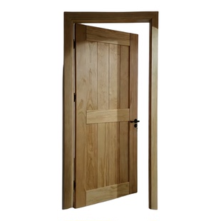 DIY美式实木门室内房间门无贴皮无胶现代风原木门卧室门全屋定制