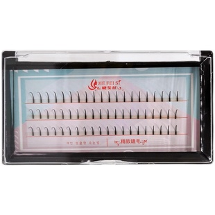 嫁接睫毛D+芭比翘仙子毛睫毛网红单根A型仙女毛点缀装饰柔软仿真