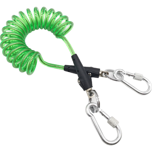 电动扳手钢丝伸缩失手防丢护掉坠安全绳挂架子工钩腰间功能旋转勾