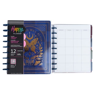 【无日期计划本-星夜蝶梦】HAPPY PLANNER手账本笔记本活页本非标准B5简约可拆卸日记本计划手帐本