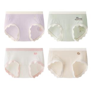 3件|蕉内银皮301Color女士内裤可爱莫代尔少女纯棉透气裆三角裤女
