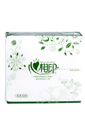 心相印正方形100抽面巾纸包邮