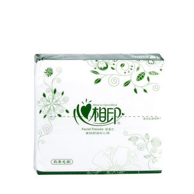 心相印正方形100抽面巾纸包邮