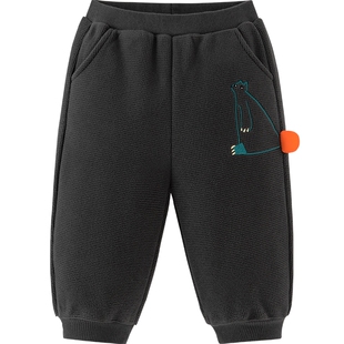 【商场同款】迷你巴拉巴拉男童女童长裤冬季新品裤子时尚加厚