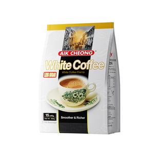 马来西亚原装进口益昌三合一咖啡减少糖速溶白咖啡粉学生提神袋装