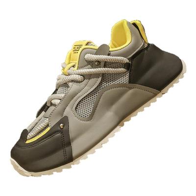 木林森男鞋2025新款春夏季透气飞织减震休闲跑步鞋男士网面运动鞋