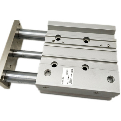 SMC型带导杆薄型气缸双作用全新